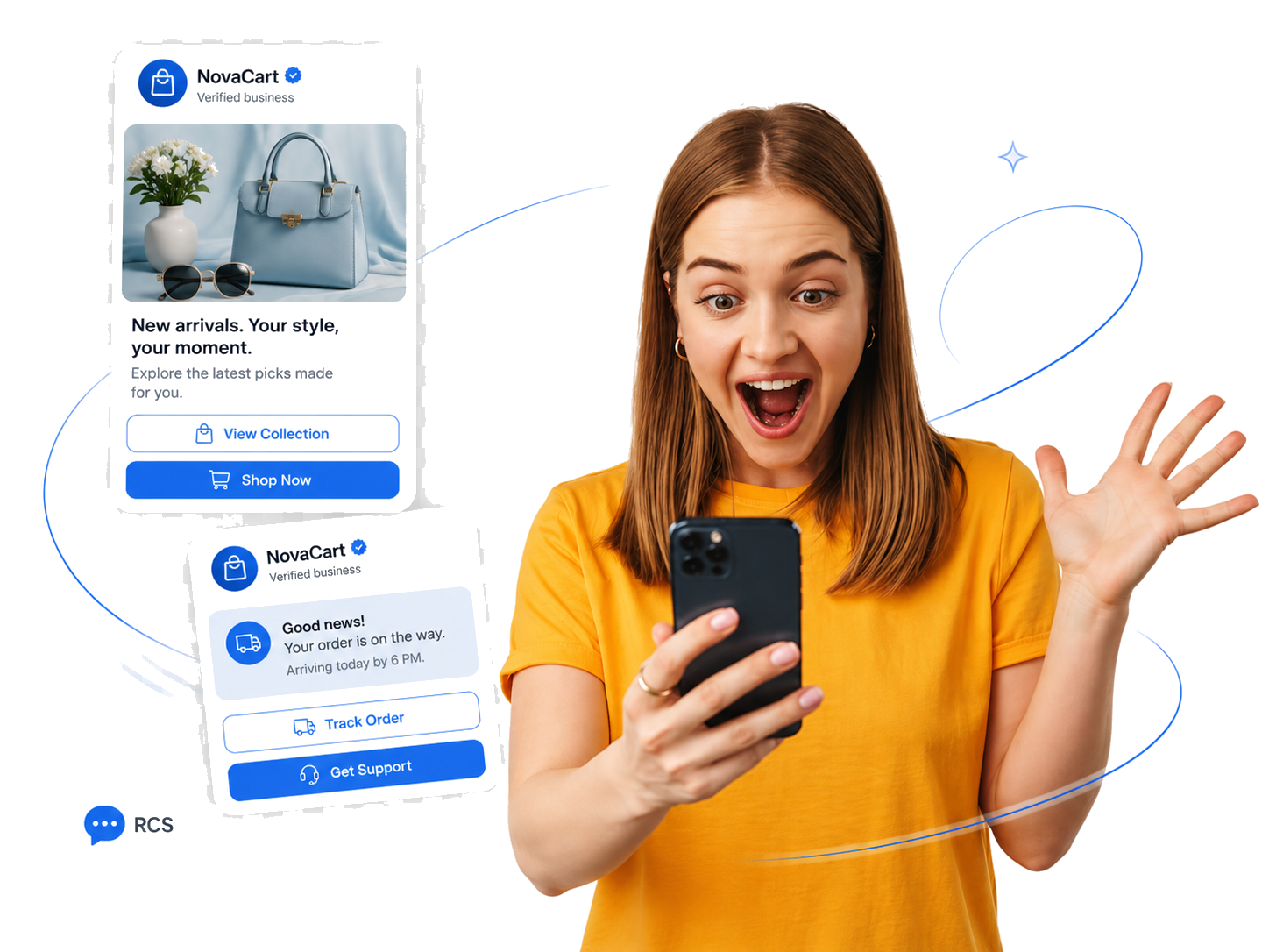 RCS Business Messaging product experience