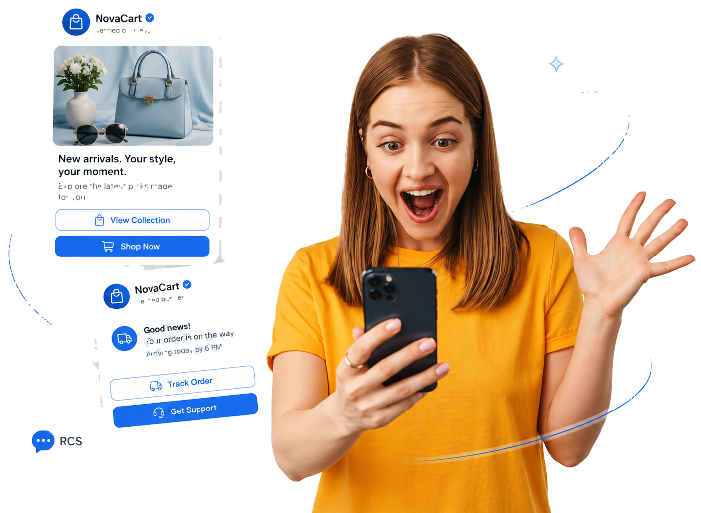 RCS rich messaging experience