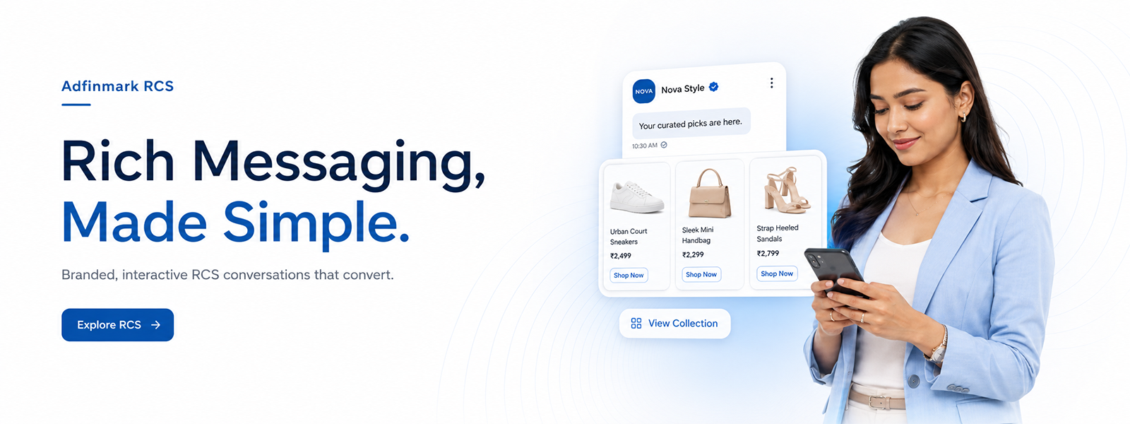 RCS Business Messaging campaign example