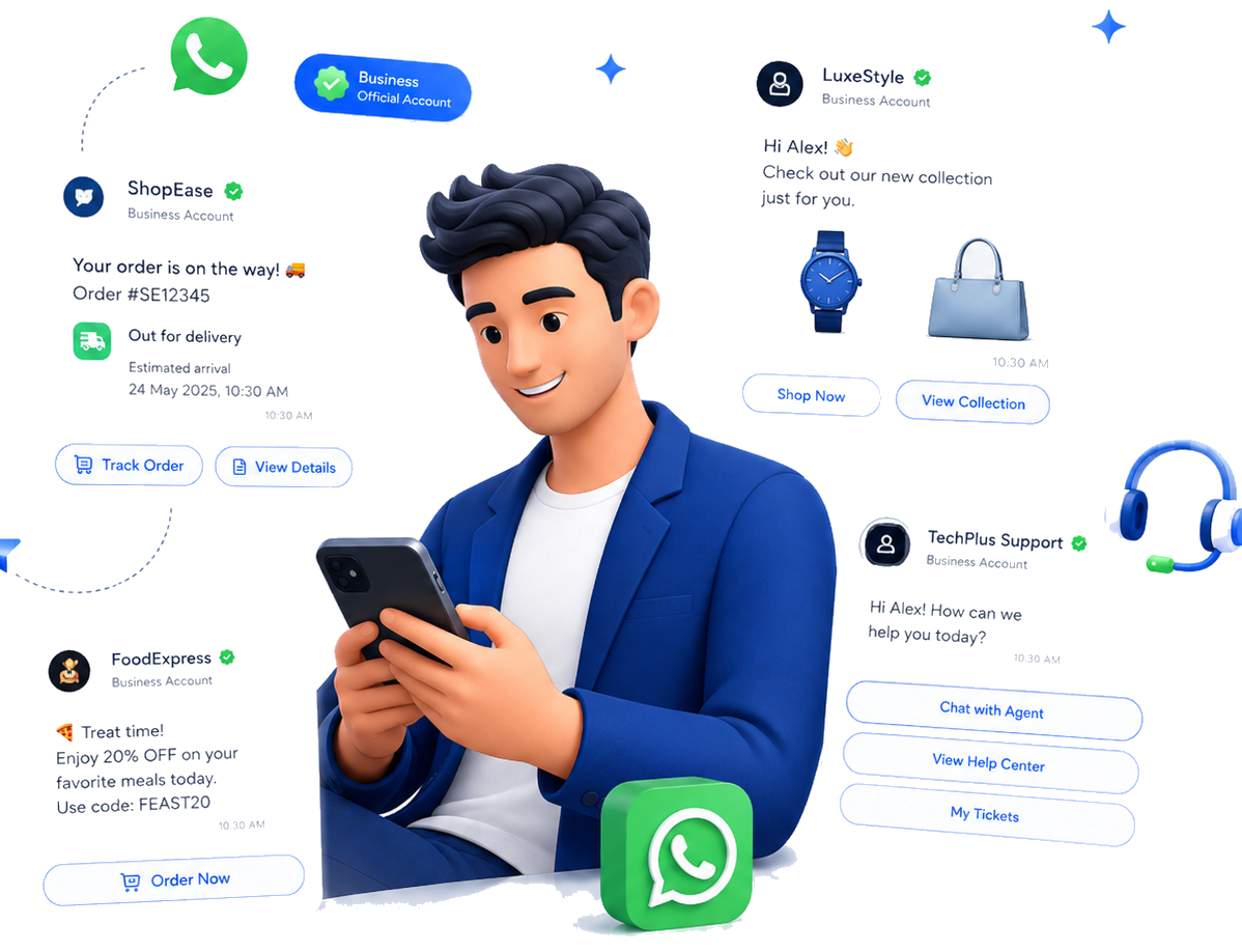 WhatsApp chatbot visual