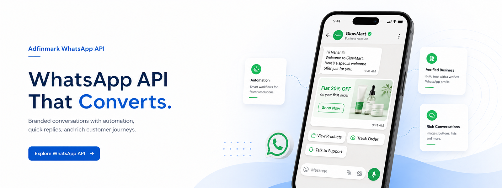 WhatsApp Business API campaign example